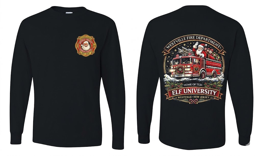 Westville Fire Department Black Shirt